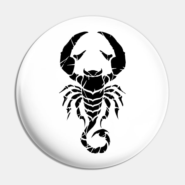 Scorpion - Sting - Pro Wrestling Pin by Bod Mob Tees