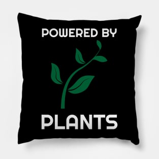 Powered by Plants Gift - Vegan Vegetarian Pillow