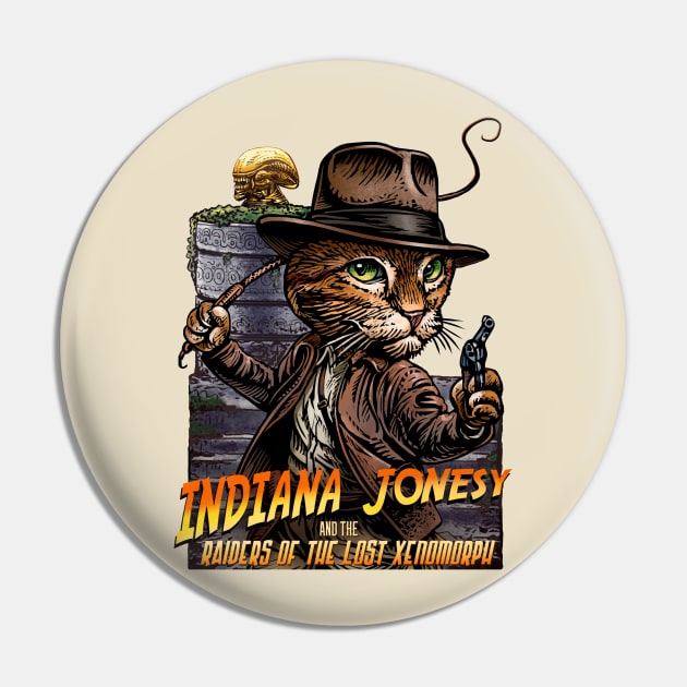 Indiana Jonesy Pin by ChetArt