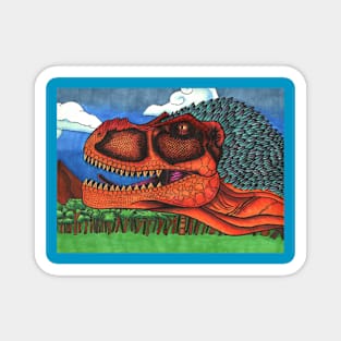 The Feathersaurus Rex (Tyrannosaurus Rex) Magnet