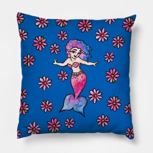 Cute Mermaid Pillow