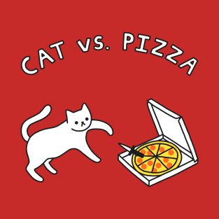 Cat Vs Pizza T-Shirt