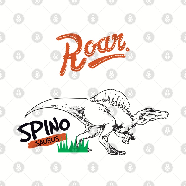 Spinosaurus Roar by BullBee