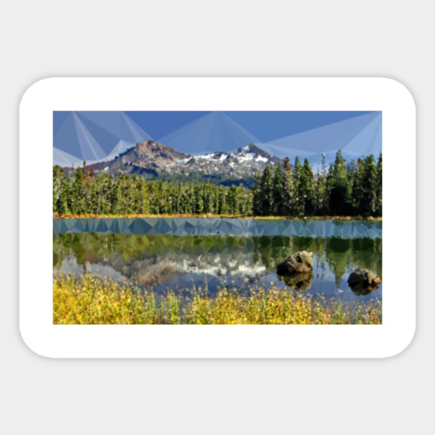 Limited Edition Exclusive Low Poly Tranquil Forest Lake