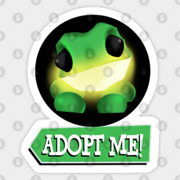 Adopt Me Roblox Frog Roblox Sticker Teepublic - frog face roblox