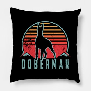 Doberman Retro / Dobermann Pillow