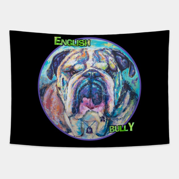 English Bully Tapestry by Ferdworks Fun Shirts