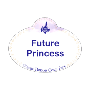 WDW Name Tag- Future Princess T-Shirt