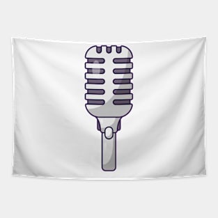 Retro Mic Tapestry