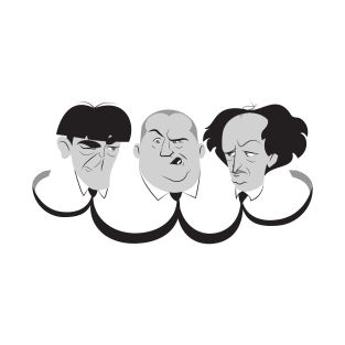 3 Stooges - Comedy Masters T-Shirt