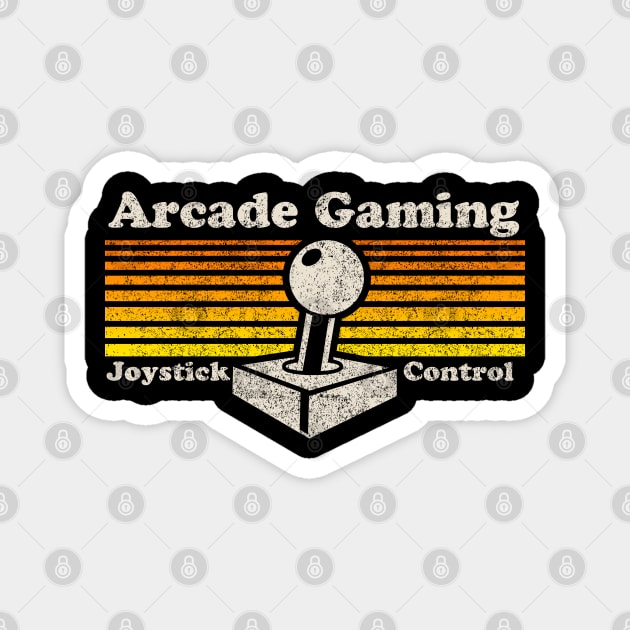 Arcade Joystick Retro Magnet by reintdale