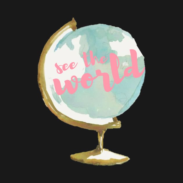 See the World Watercolor Globe by annmariestowe