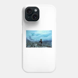 Above the sea of clouds Phone Case