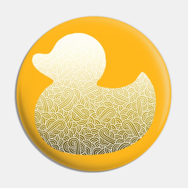 Ombre yellow and white swirls doodles duck toy Pin by Savousepate