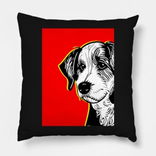 Dog Pop Art Pillow