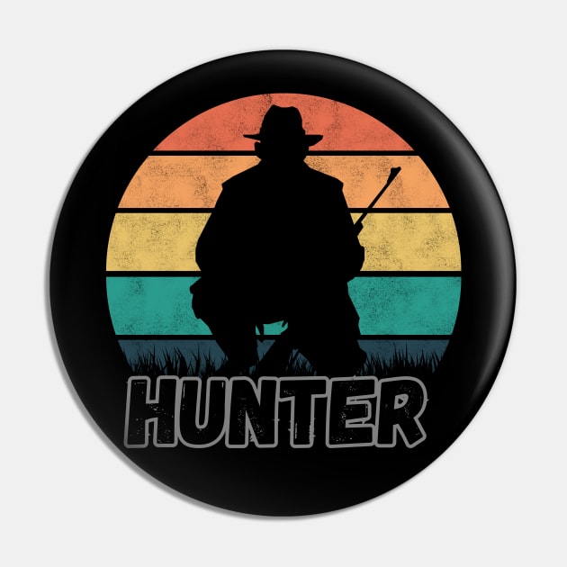 A hunter with a rifle Pin by Wild Catch