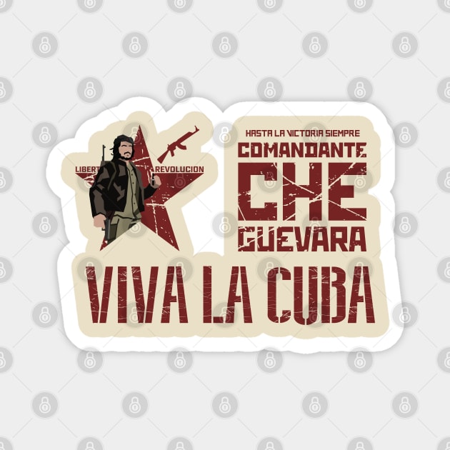 Minimalistic Che Guevara Magnet by UGOL