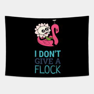 I dont give a flock flamingo Tapestry