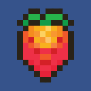 Colorful Strawberry Pixel art T-Shirt