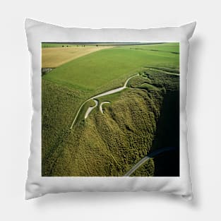 Uffington white horse (E755/0037) Pillow