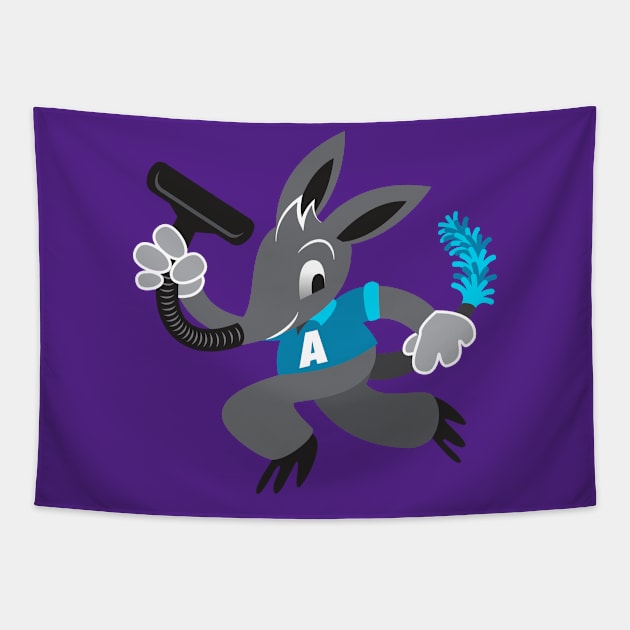 Aardvark Tapestry by MplusC