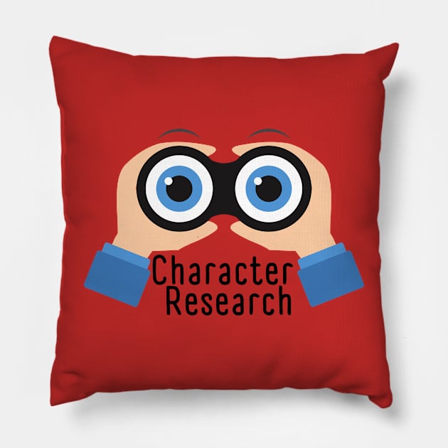 Character Research Pillow by WearablePSA