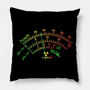 Geiger Counter - radiation meter fun Pillow