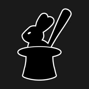 Rabbit In A Hat With A Bat T-Shirt