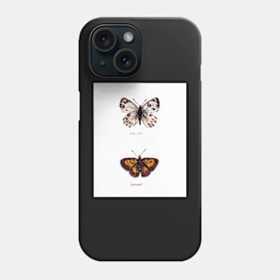 Two British Butterflies Phone Case