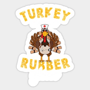 Turkey Scrubs Rubber GlovesHappy Thanksgiving For All Nurses Baby