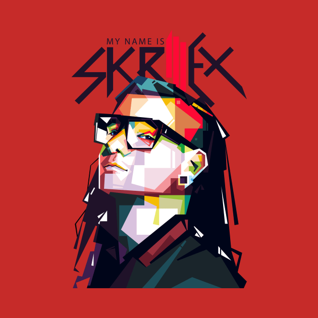 Skrillex Pop Art by dsatrio99