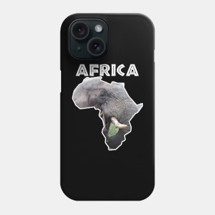 African Wildlife Continent Bull Elephant Phone Case