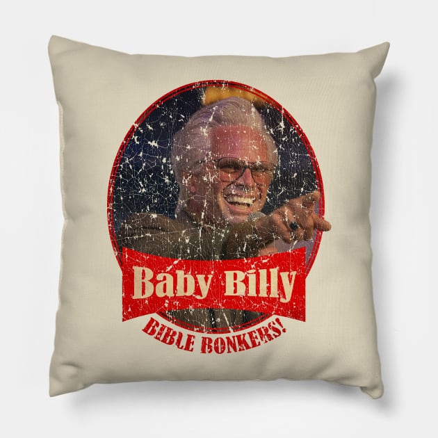 Baby Billy // Bible Bonkers Vintage Pillow by antostyleart