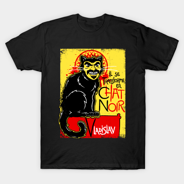 Vlad S Chat Noir Vampire T Shirt Teepublic