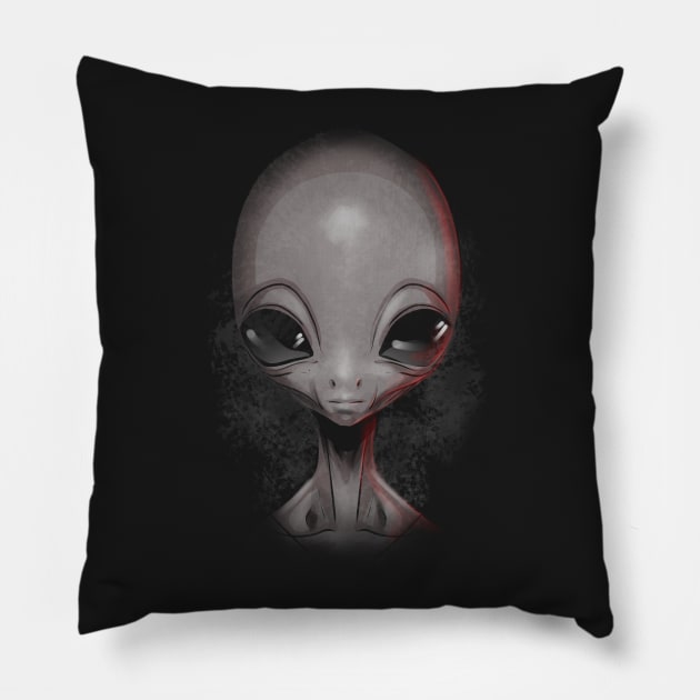 Grey Pillow by artofkaan