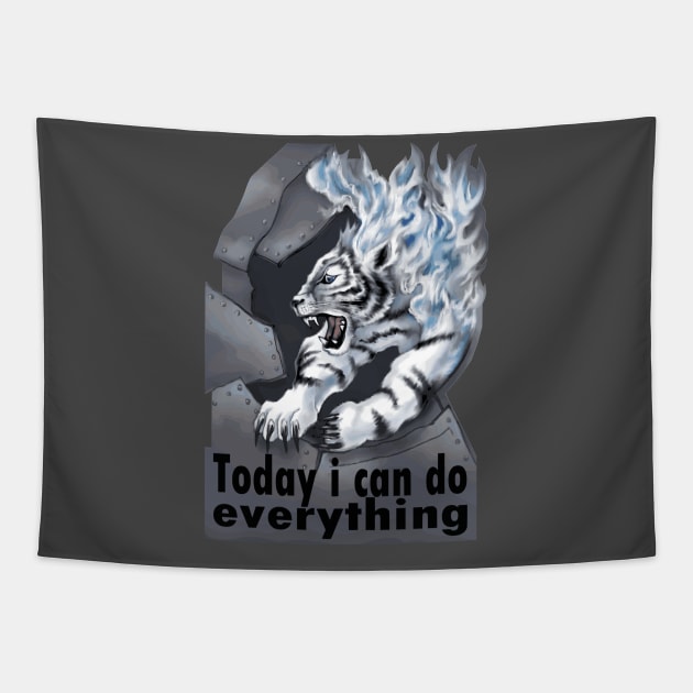 Today i can do everything Tapestry by paintSkiller