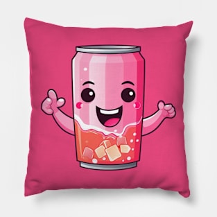 Soft drink cute T-Shirt cute giril Pillow