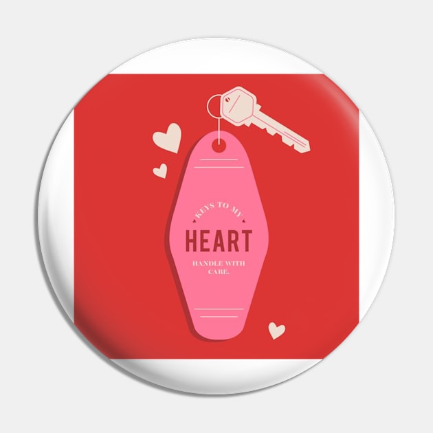 Key to my Heart Pin by AmandaGJ9t3