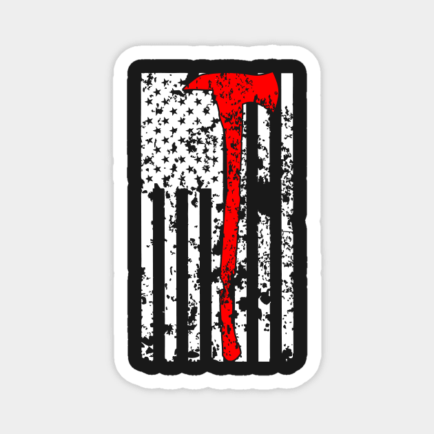 red line ax Magnet by B0red