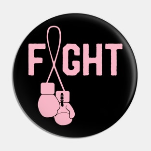 Fight Breast Cancer Awareness Month Ribbon Survivor Fighter Pin