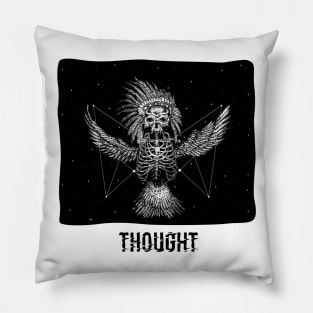 thinking to death Pillow