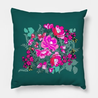 pink flower Pillow