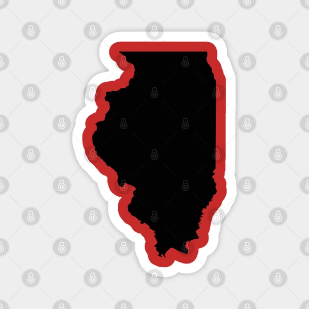 Illinois Magnet by GreenGuyTeesStore