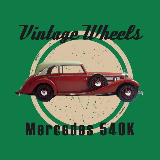 Vintage Wheels - Mercedes 540K by DaJellah