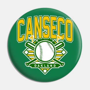 Vintage Oakland Baseball Canseco Pin