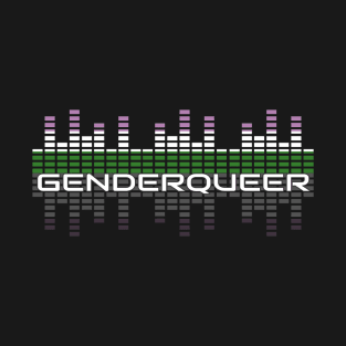 Music Equalizer Bars - Genderqueer T-Shirt