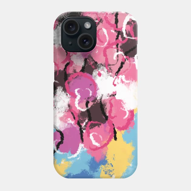 Abstract Cherry Blossoms Phone Case by Think Beyond Color