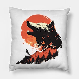 wolf Pillow