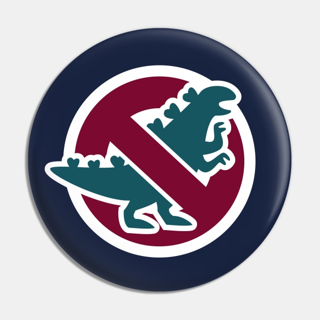 Just say No, to Godzilla Pin by RickThompson