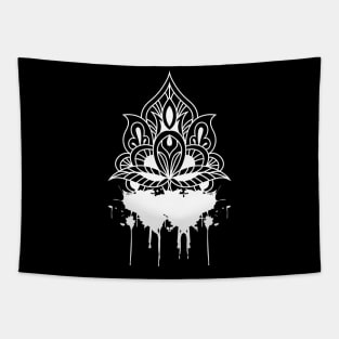 Drippy mandala drippy hoodies dripping design Tapestry